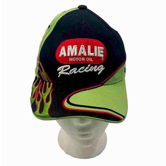 main gate Other - Amalie Motor Oil Racing Baseball Hat Flames Adjustable